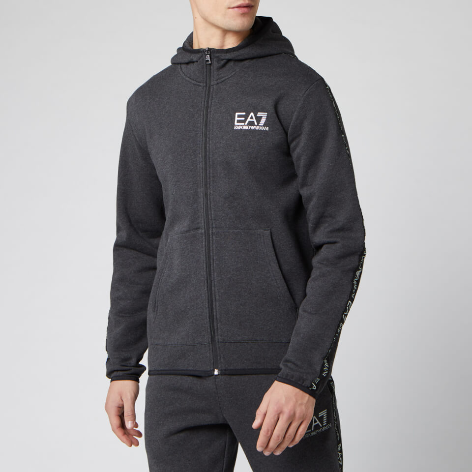 ea7 tape full zip hoodie