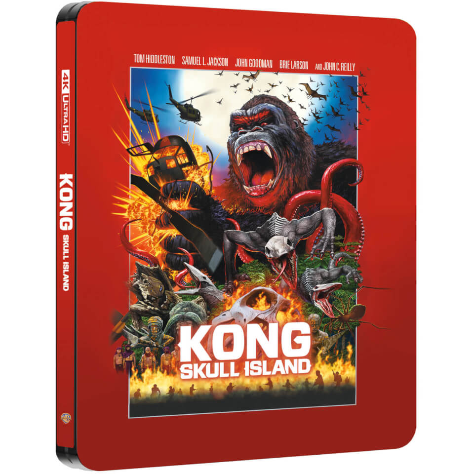 Kong Skull Island Zavvi Uk Exclusive 4k Ultra Hd Steelbook