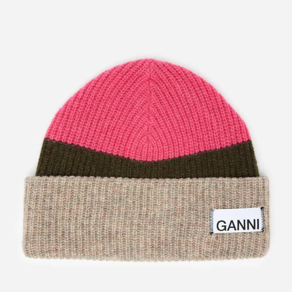 ganni beanie hat