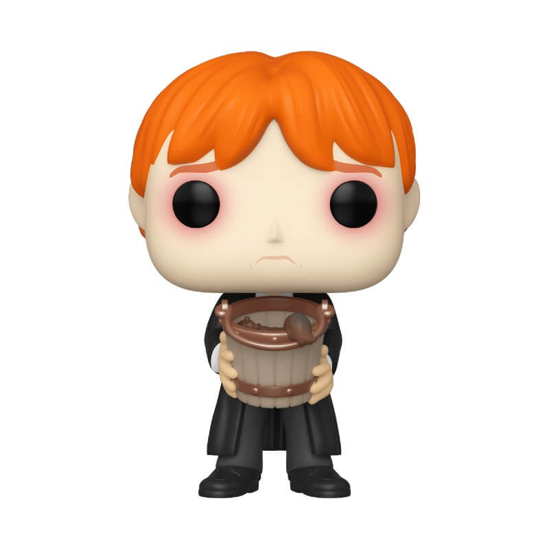 Harry Potter Ron Weasley Puking Slugs With Bucket Funko Pop Vinyl