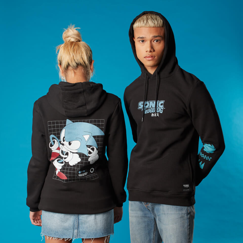 Speed Sonic The Hedgehog Unisex Hoodie Black Clothing Zavvi Uk