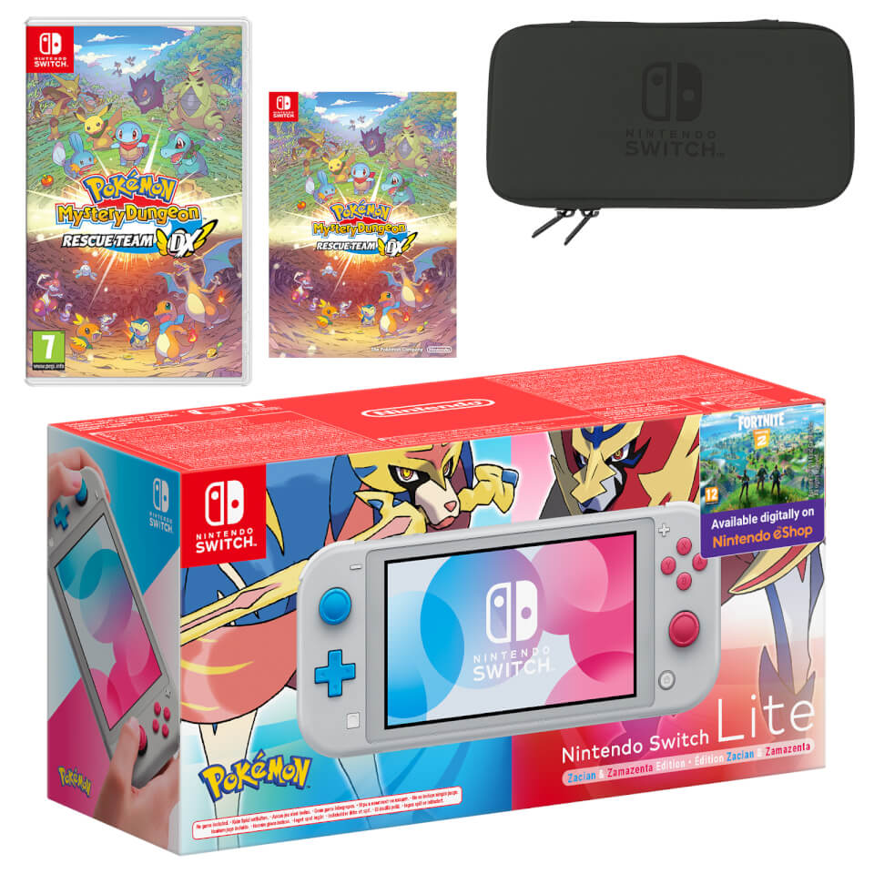 Nintendo Switch Lite Pokemon Zacian And Zamazenta Limited Edition