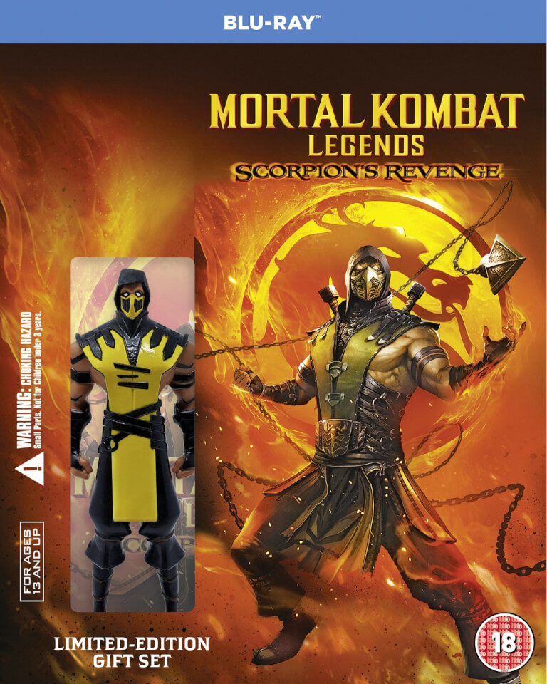 Mortal Kombat Legends Scorpion's Revenge with Mini Figure Bluray Zavvi UK