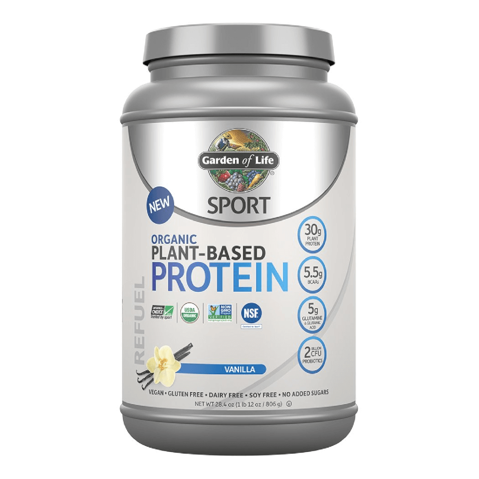 Poudre de Protéines Sport Organic PlantBased Vanille 806g