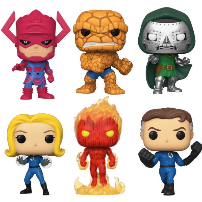 fantastic four pop figures