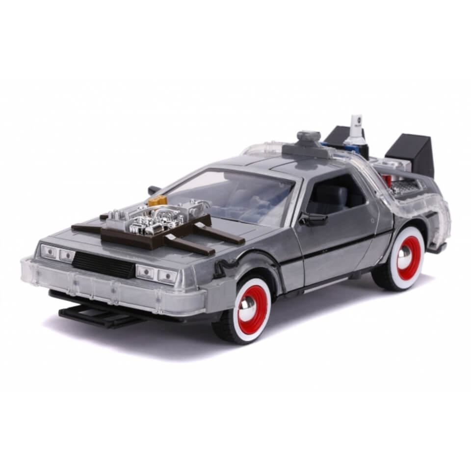 Jada Die Cast Back To The Future Part Iii Time Machine With Working Lights Merchandise Zavvi Uk