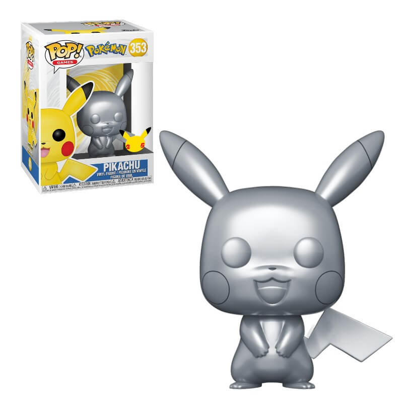 metallic pikachu pop