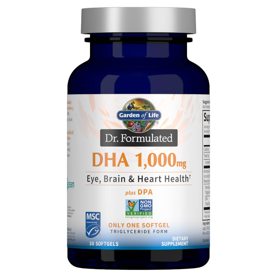 Garden of Life DHA 1000mg 30 Softgels Garden of Life UK
