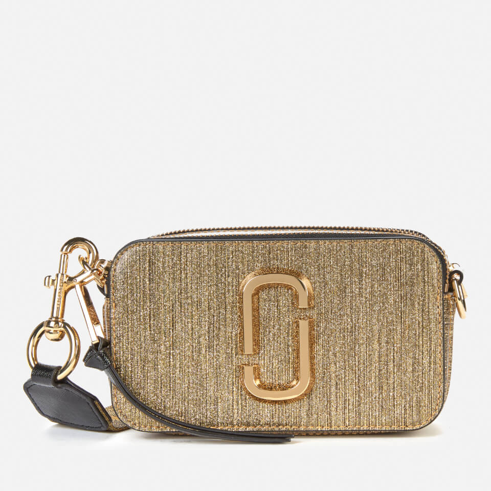 Marc Jacobs Women's Snapshot Glitter Bag Gold