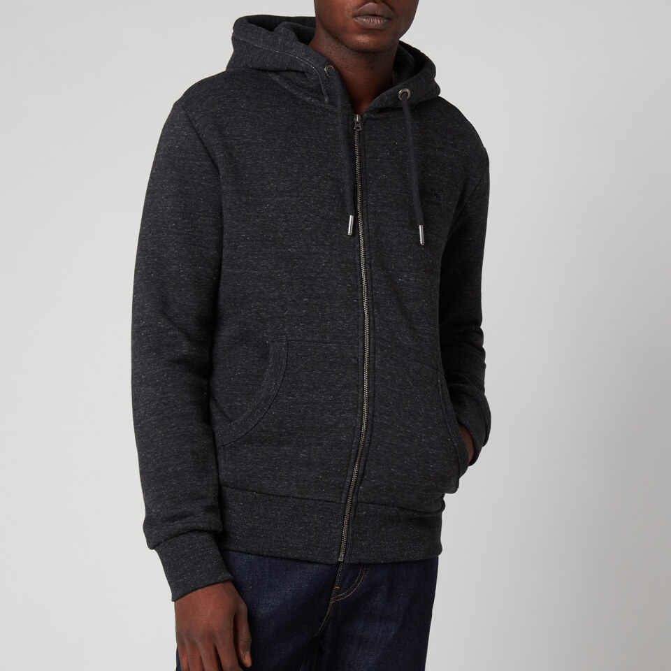 Download Superdry Men's Orange Label Classic Zip Hoodie - Black ...