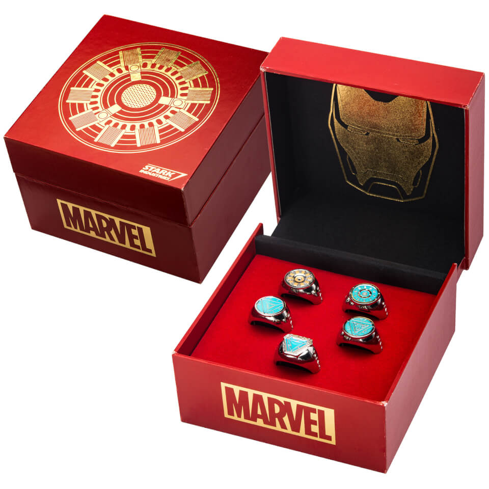 Marvel s Iron Man Arc Reactor Ring Limited Edition Replica Set EU marvel-s-iron-man-arc-reactor-ring-limited-edition-replica-set-eu