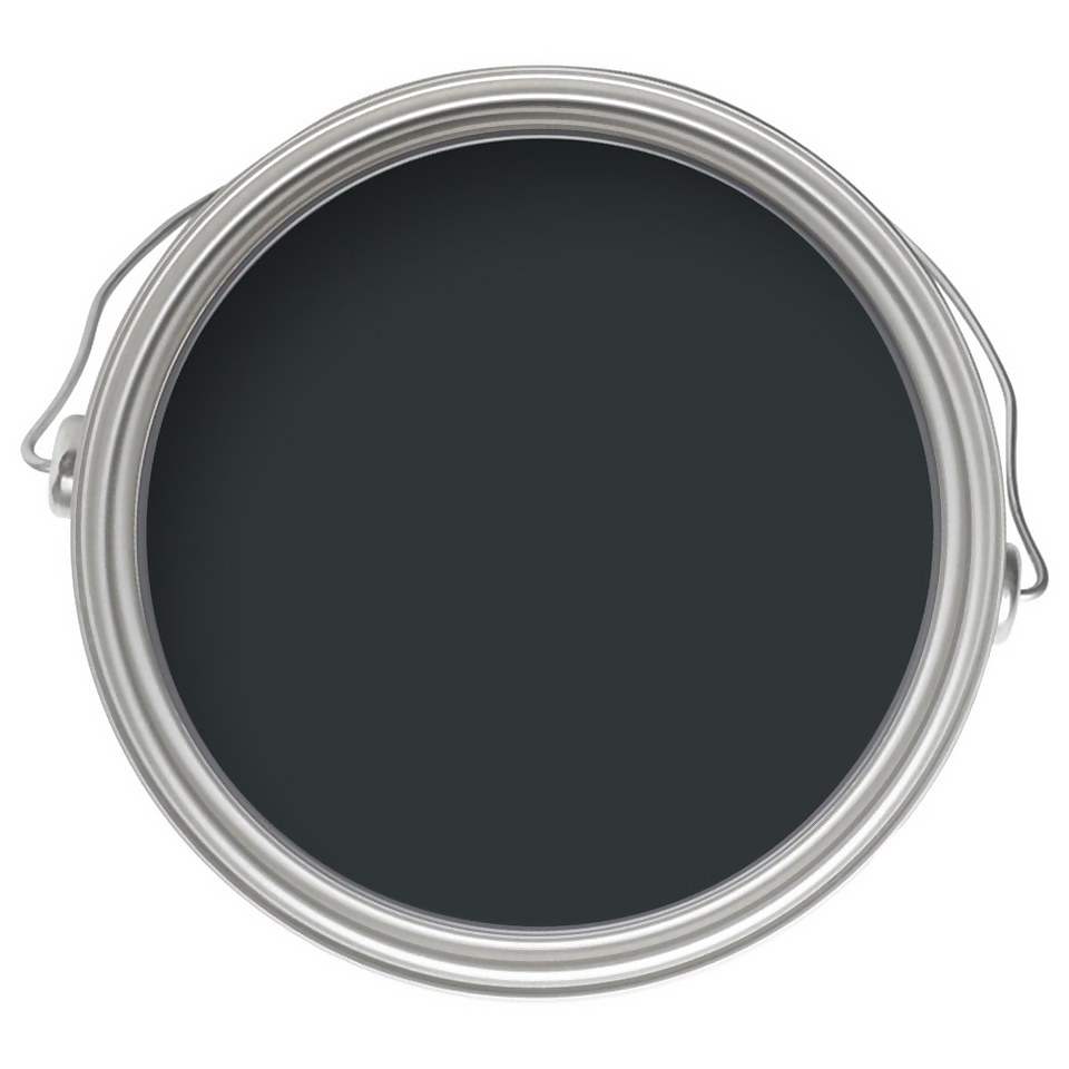 Farrow & Ball Eco No.95 Black Blue Full Gloss Paint 2.5L Homebase