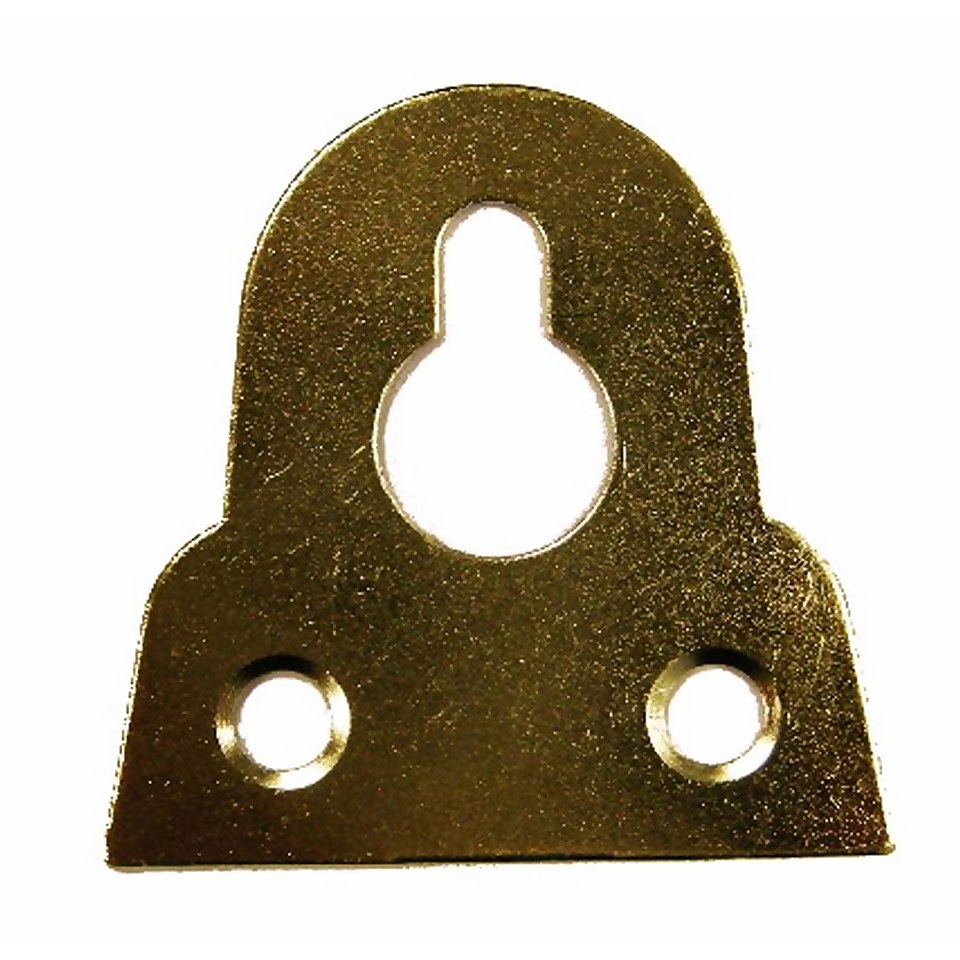 Brass Slot Picture Bracket 50mm 2 Pack Homebase