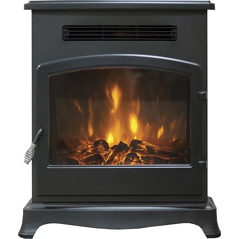 Be Modern Elstow Inset Electric Stove Black Homebase