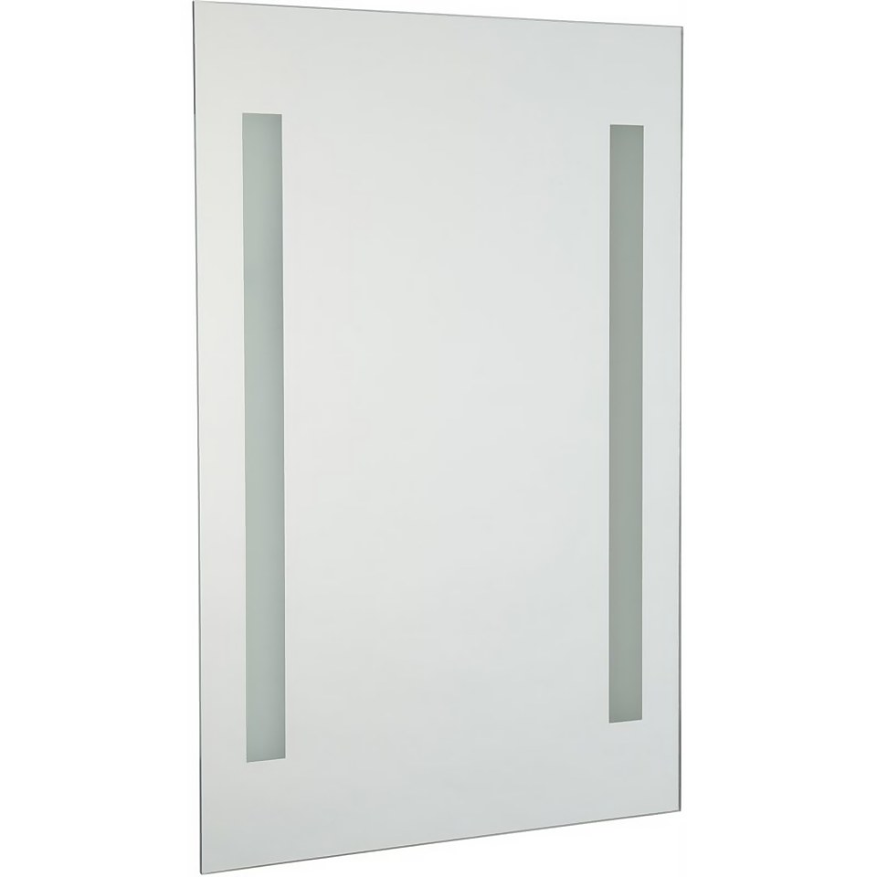 Croydex Thornton Battery Operated Illuminated Bathroom Mirror Homebase