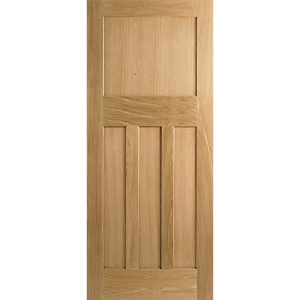 DX30's Style Internal Unfinished Oak 4 Panel Door 686 x 1981mm Homebase