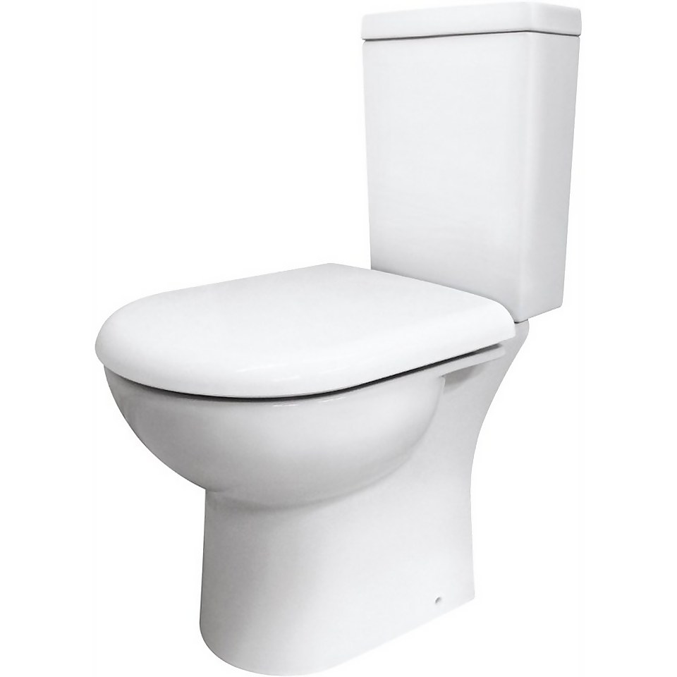 Balterley Short Projection WC Pan and Soft Close Toilet Seat Homebase