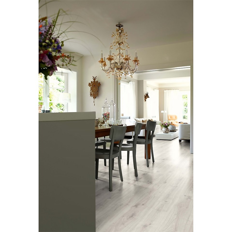 EGGER HOME Light Zermatt Oak 7mm Laminate Flooring Homebase