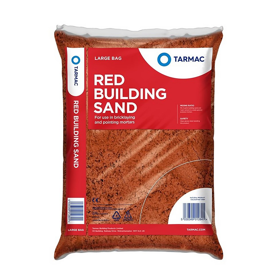 Tarmac Building Sand Large Bag 22.5kg Homebase