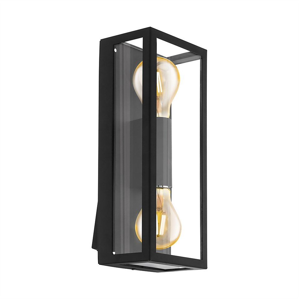 EGLO Alamonte 1 Exterior Double Wall Light Homebase