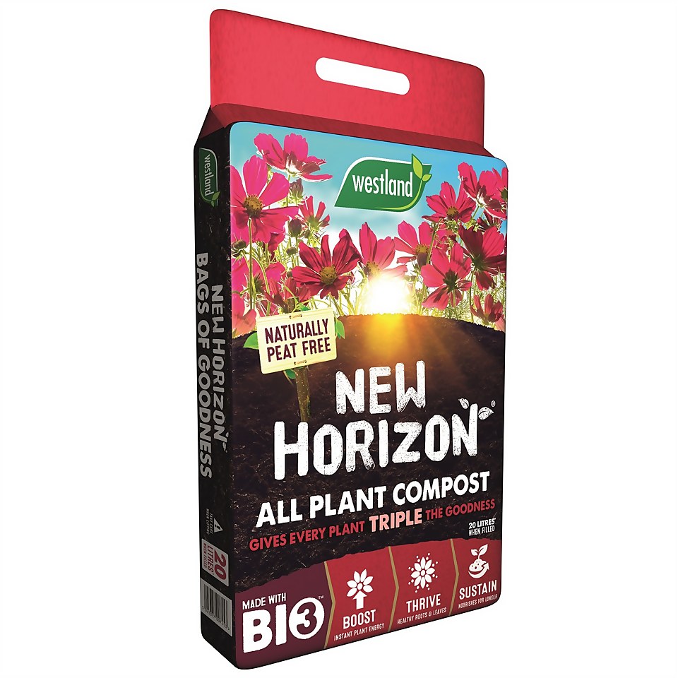 Westland New Horizon Peat Free All Plant Compost Mix - 20L | Homebase