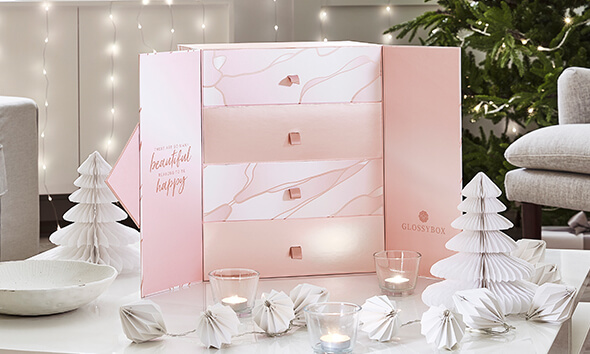 Glossybox Beauty Advent Calendar 2020 Iconic London Wander Beauty Tarte Glossybox