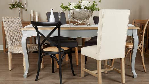 Homebase Kitchen Tables : Oporto 4 Seater Dining Set Louvre Dining