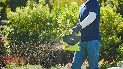 homebase grass seed spreader