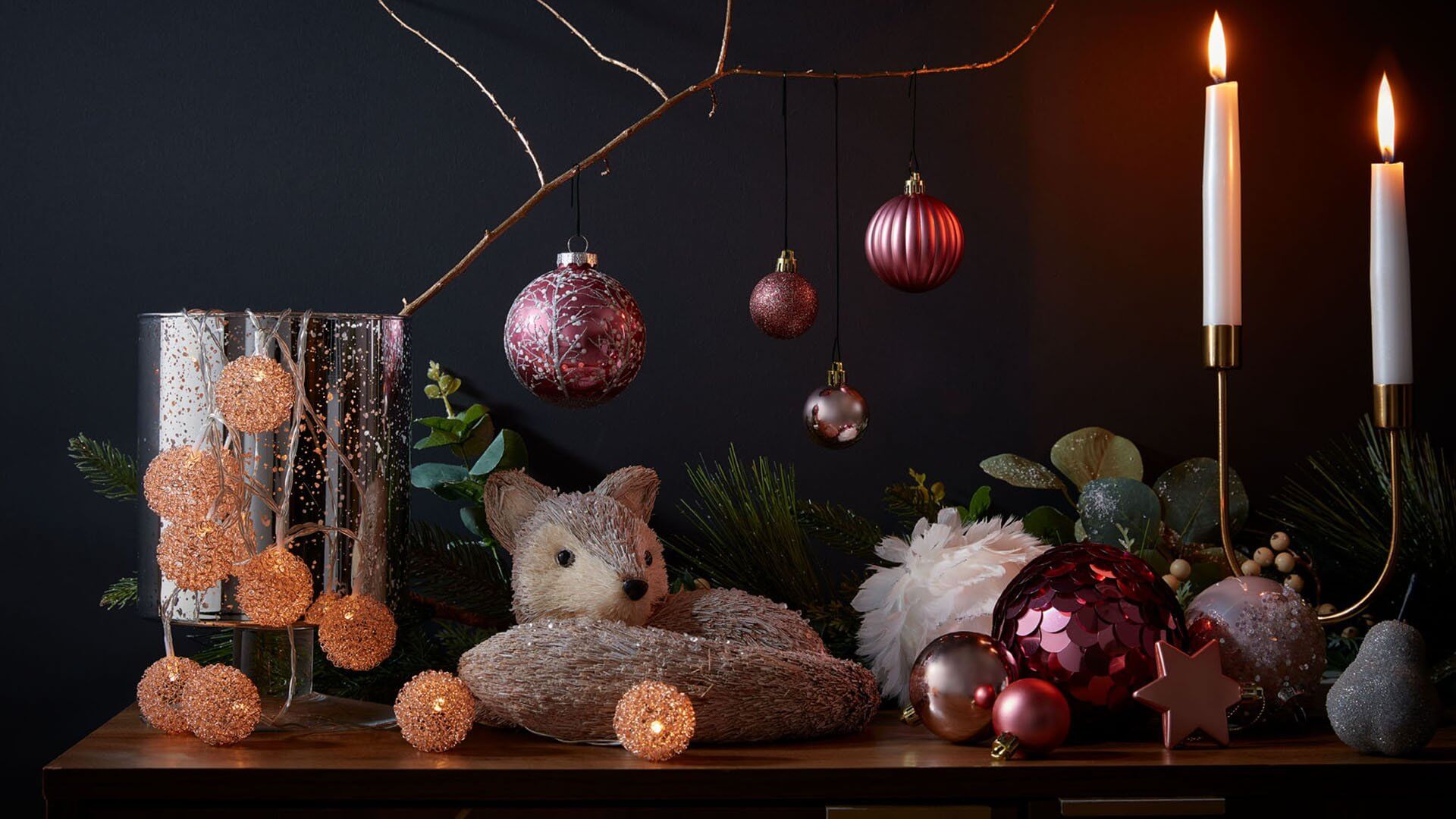 Pink Blush Christmas trends Homebase