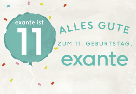11. Geburtstag exante