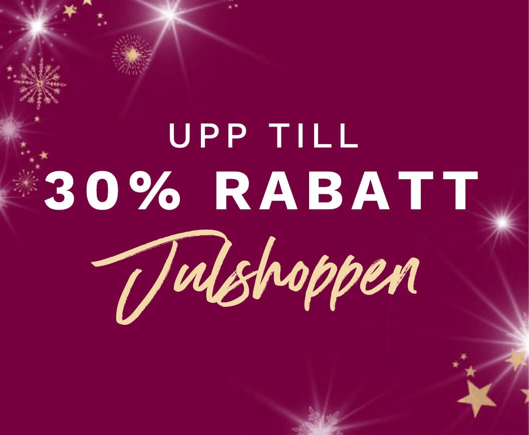 Upp till 30% i Julshoppen