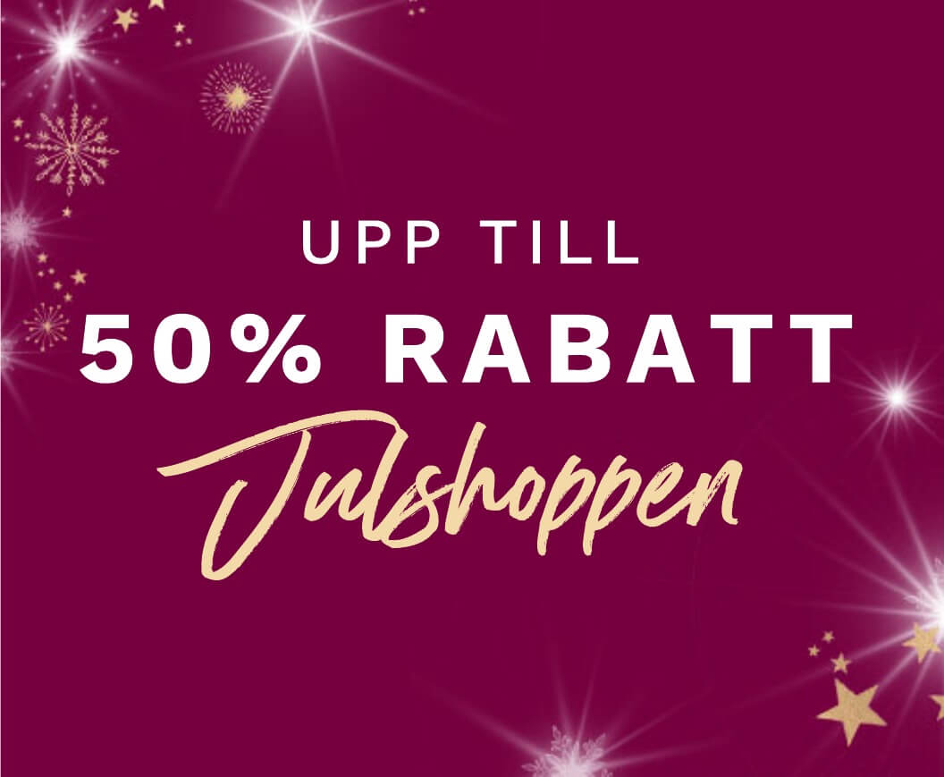Upp till 50% i Julshoppen