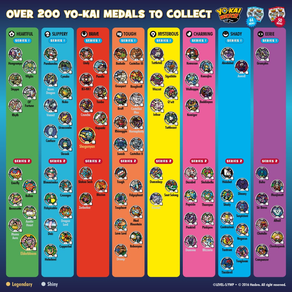 Over 200 Yo-Kai Medals to collect | Nintendo Official UK Store