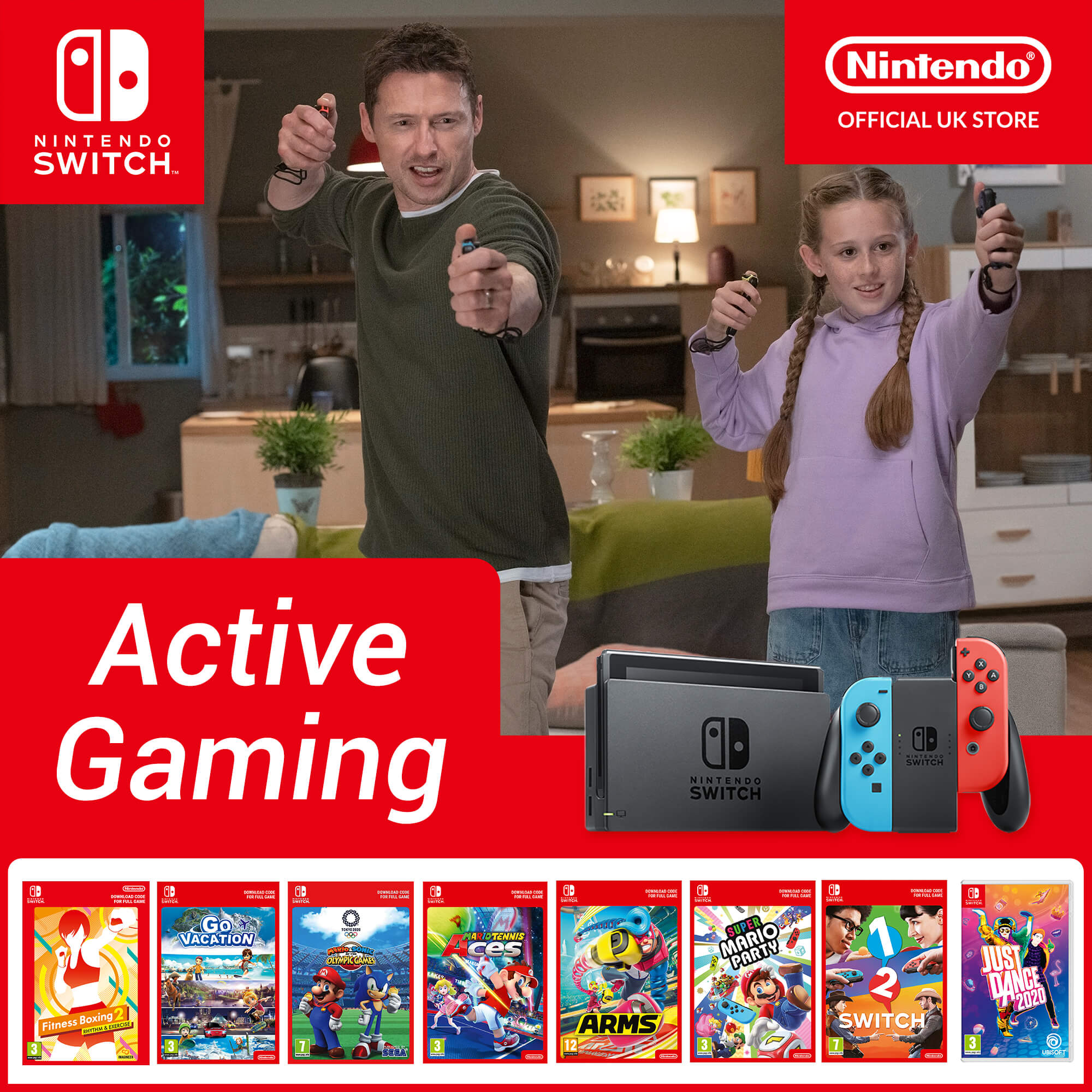 active games for switch